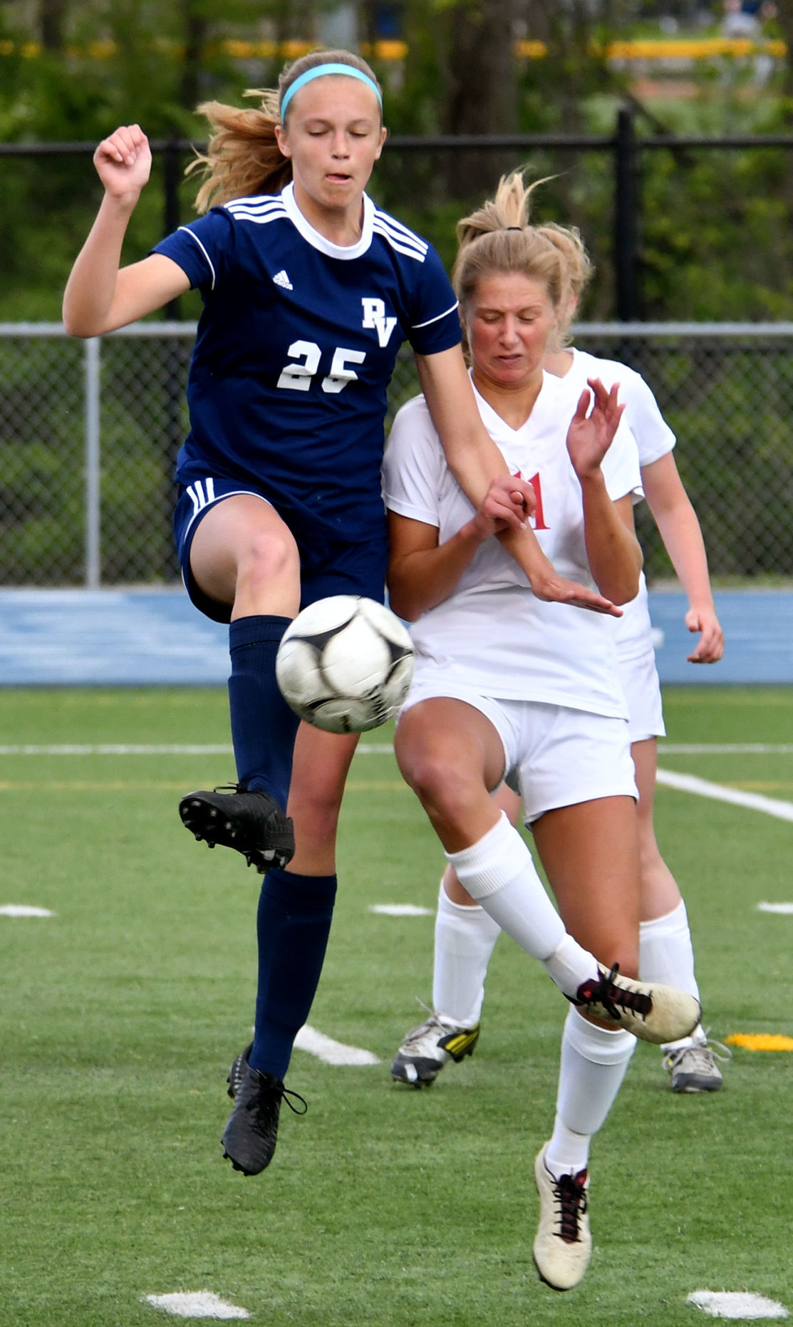 North Scott vs Pleasant Valley girls soccer